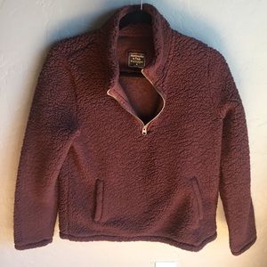A&F Sherpa pullover